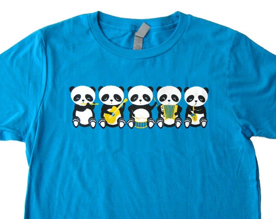 Band o' Pandas Turquoise Youth T-shirt