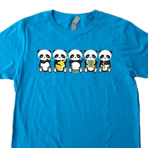 Band o&#39; Pandas Turquoise Youth T-shirt