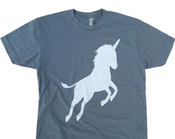 Retro Unicorn Heather T-shirt
