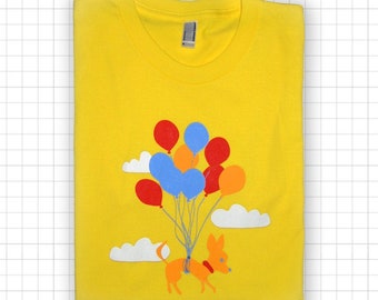 Chihuahua Balloons YOUTH American Apparel T-shirt - Size 10 Medium Only