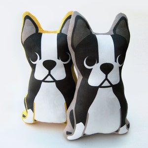 Boston Terrier Plush Pillow image 1