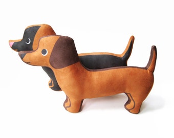 dapple dachshund stuffed animal