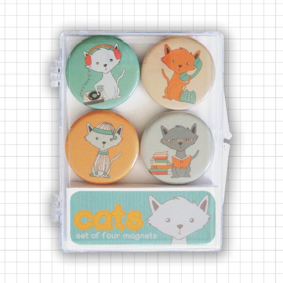 Cat Magnet Set