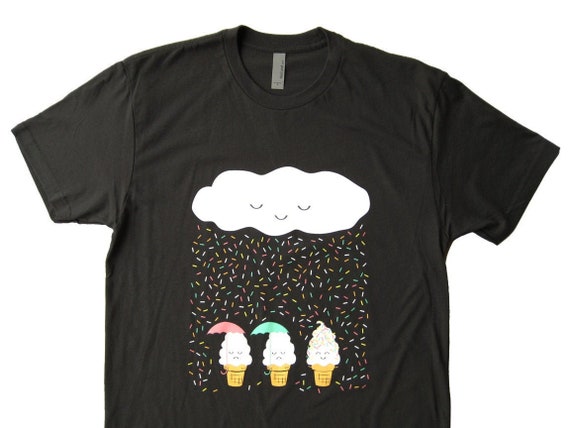 Chance of Raining Sprinkles ADULT UNISEX T-shirt - Size SMALL