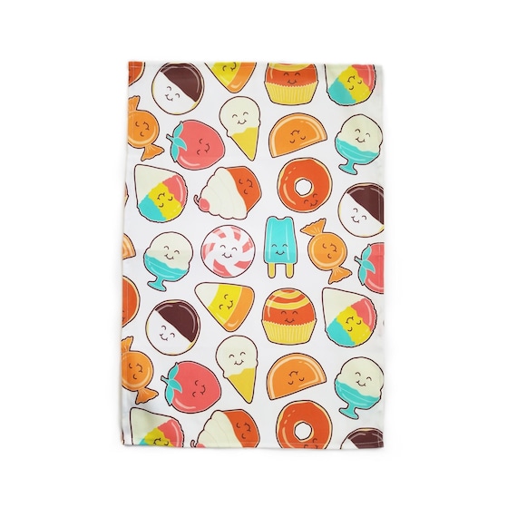 Happy Sweets Linen Cotton Tea Towel