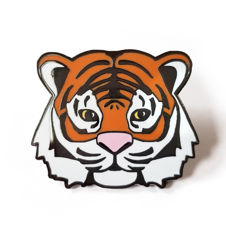 Tiger Hard Enamel Lapel Art Pin image 6