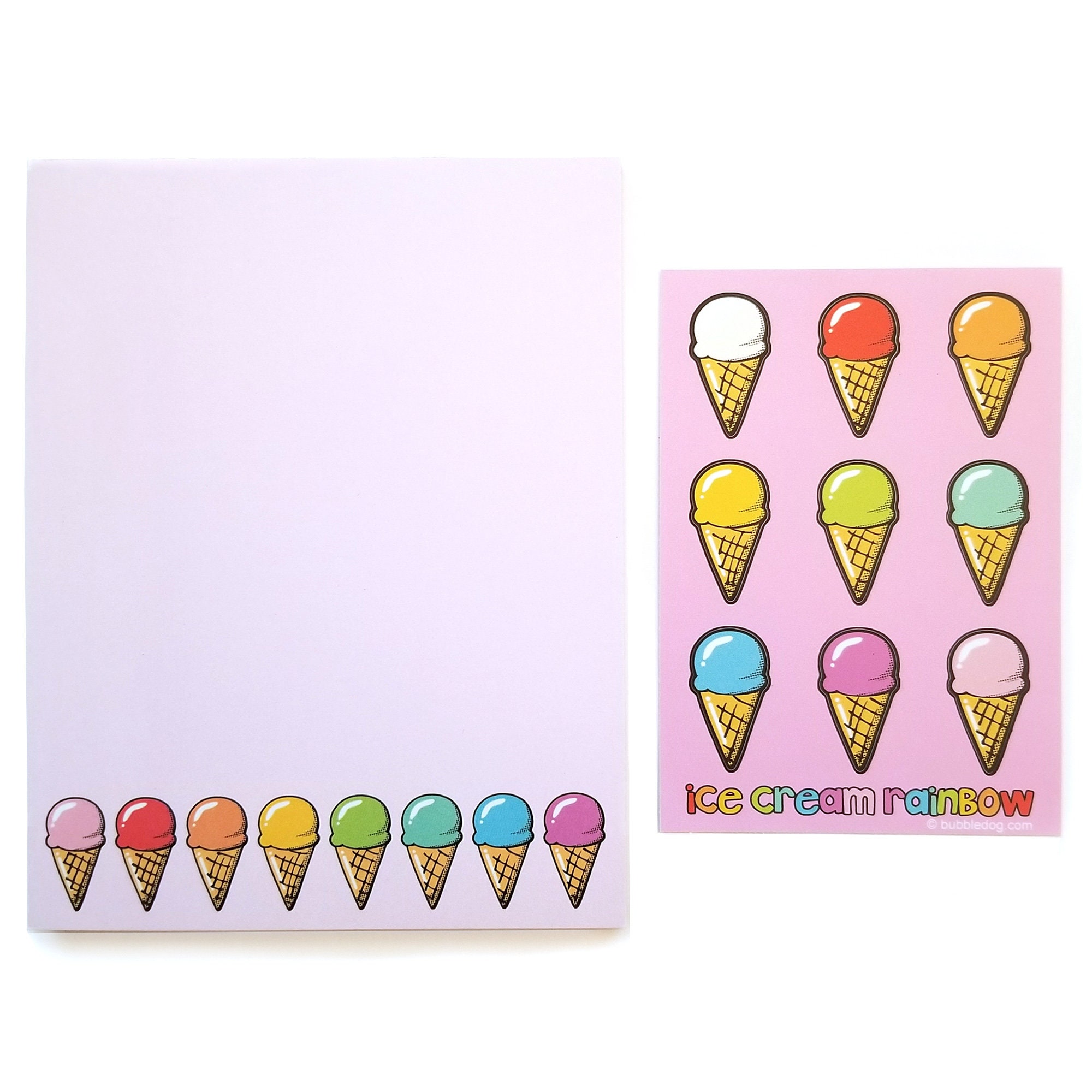 Stickers – Double Rainbow Ice Cream