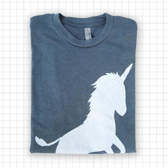 Retro Unicorn Heather T-shirt