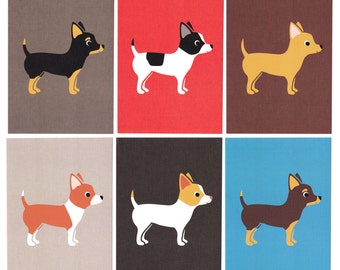 Chihuahua Graphic Dog Print