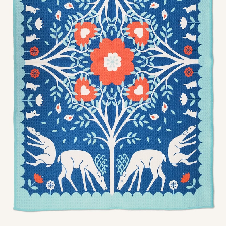 Woodland Folk Art Style Microfiber Dish Towel - Can You Use Microfiber Towels For Guinea Pig Bedding Woodland Folk Art Style Microfiber Dish Towel - Can You Use Microfiber Towels For Guinea Pig Bedding