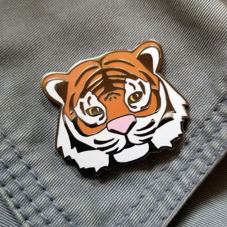 Tiger Hard Enamel Lapel Art Pin image 4