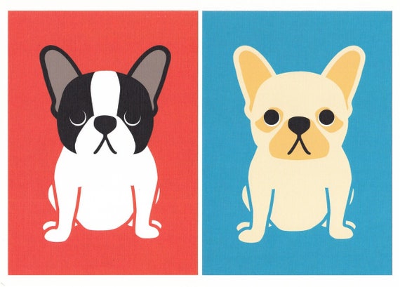 French Bulldog Graphic Dog Print