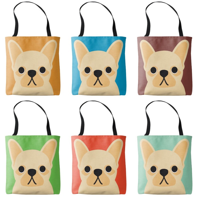 French Bulldog Dog Tote Bag Etsy