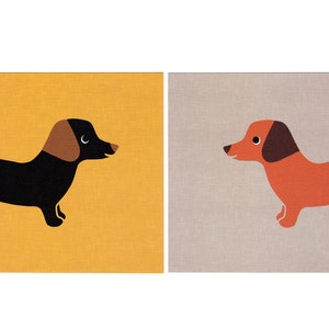 Dachshund Graphic Dog Print