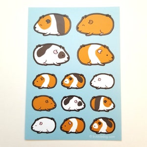 Guinea Pigs 50 Sheet Notepad & Coordinating Stickers image 5