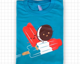 Rocketing Ice Pops American Apparel T-shirt
