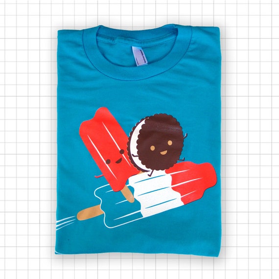 Rocketing Ice Pops American Apparel T-shirt