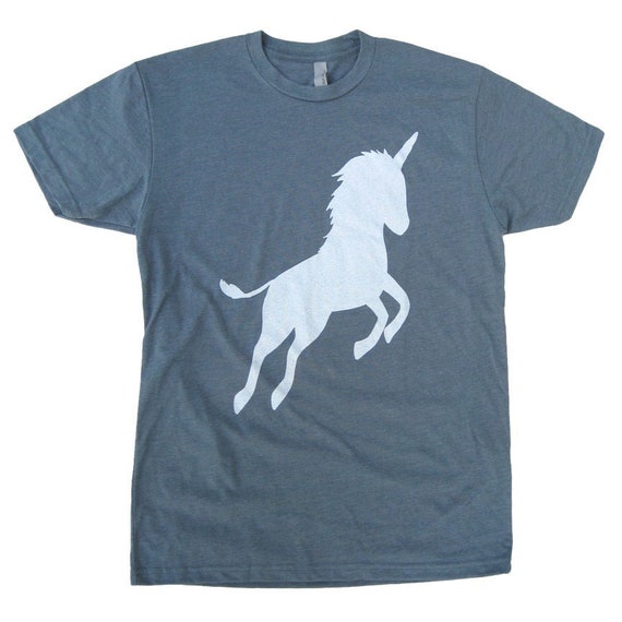 Retro Unicorn Heather T-shirt