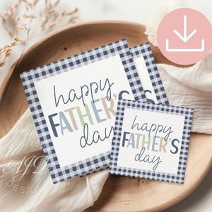 Étiquettes à biscuits joyeuse fête des pères, étiquette imprimable fête des pères, étiquette cadeau joyeuse fête des pères, cadeaux de fête des pères, cadeau papa de sa fille