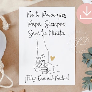 Spanish Father's Day Card, Feliz Dia Del Padre, Dia De Los Padres, Fathers Day Gift, Tarjeta Dia Del Padre, Spanish Gift for Dad, Printable