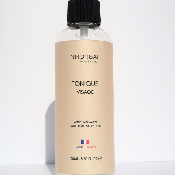 Lotion tonique visage acné et boutons