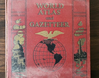 Collier’s World Atlas and Gazetteer - 1937