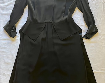 1940’s Vintage Black Dress - Jean Lang Original