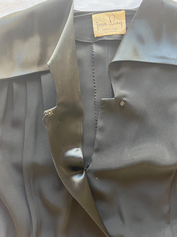 1940’s Vintage Black Dress - Jean Lang Original - image 4