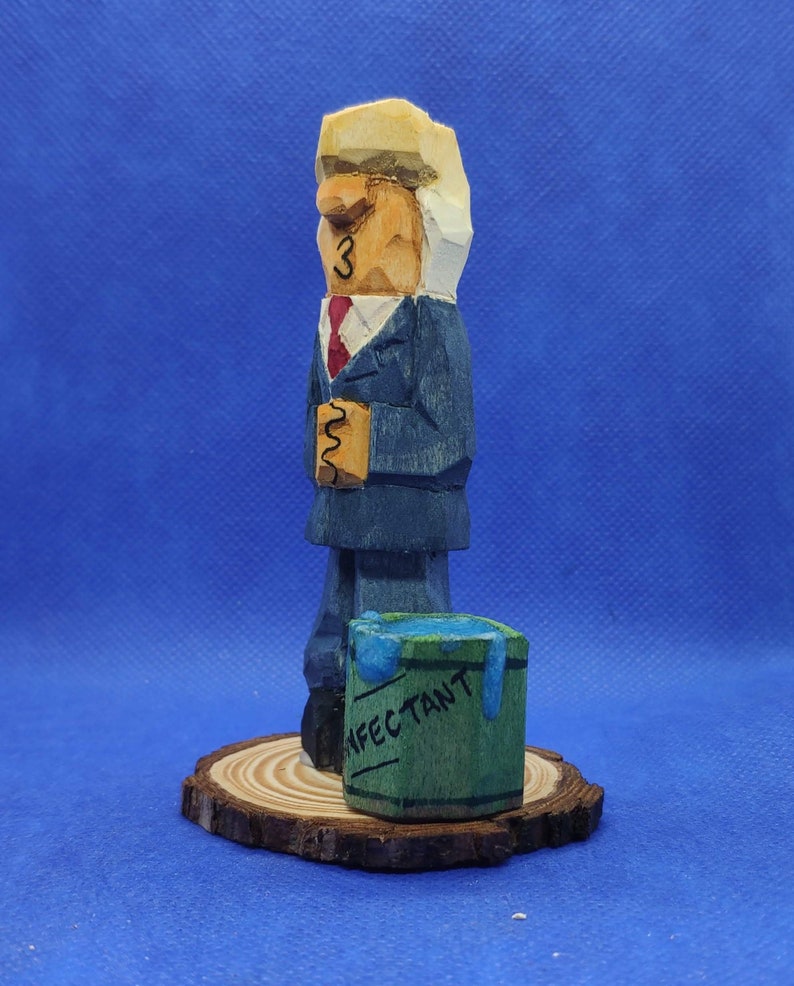 Hand carved FORMER President Donald Trump POTUS wood carving | Etsy