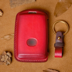 Mazda CX90 Key Fob Cover, Custom Leather Key Case For Mazda 3, 6, CX-5, CX-30, CX-9, Mazda Key Protector, Personalized Gift For Him