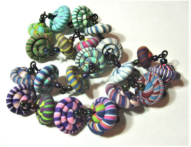 Stacker Bead Polymer Clay Art Bead, Instant Download Tutorial PDF, Make