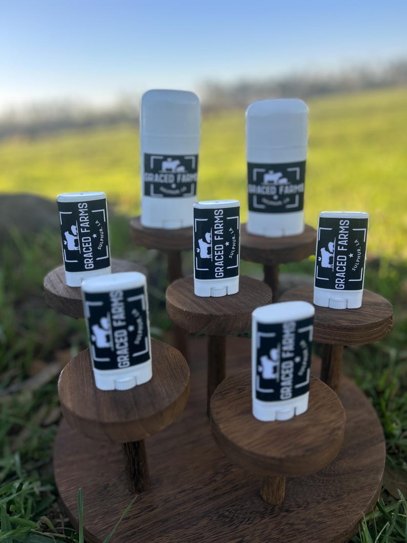 Top 10 best deodorant for menopause displayed on a wooden table