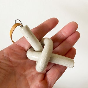 Simple Ceramic Knot Ornament image 4