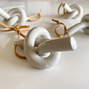 Simple Ceramic Knot Ornament image 2