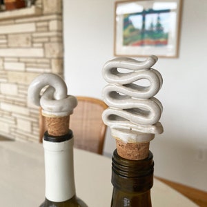 Ceramic Knot Wine Topper image 3