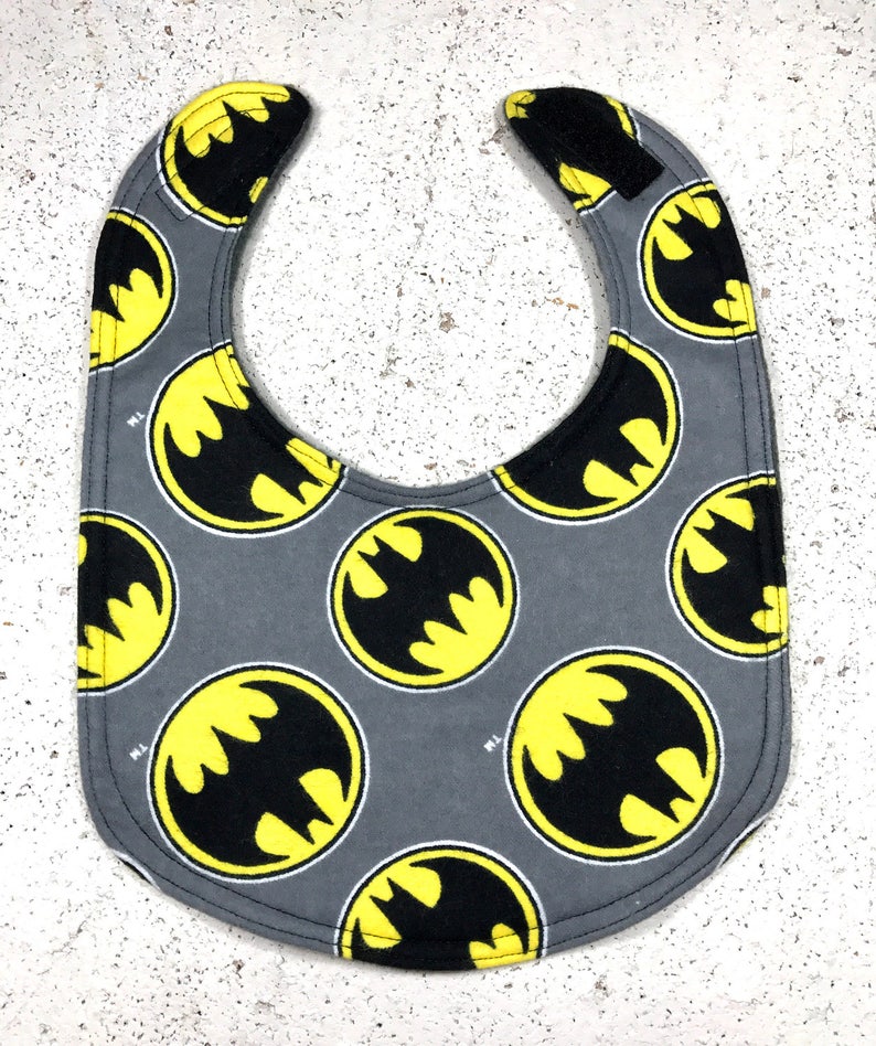 Batman Logo Personalized Baby Toddler Infant Blanket /& Bib