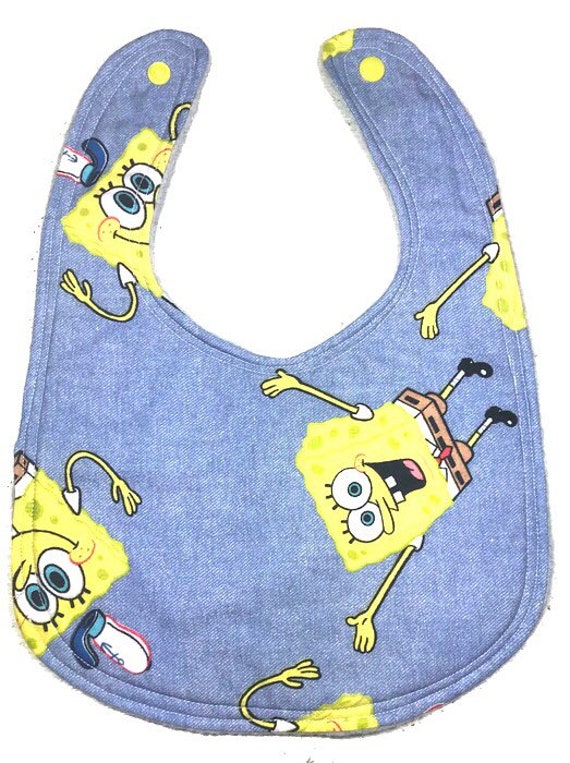 Bavoir Bebe Eponge Bob Leponge Etsy