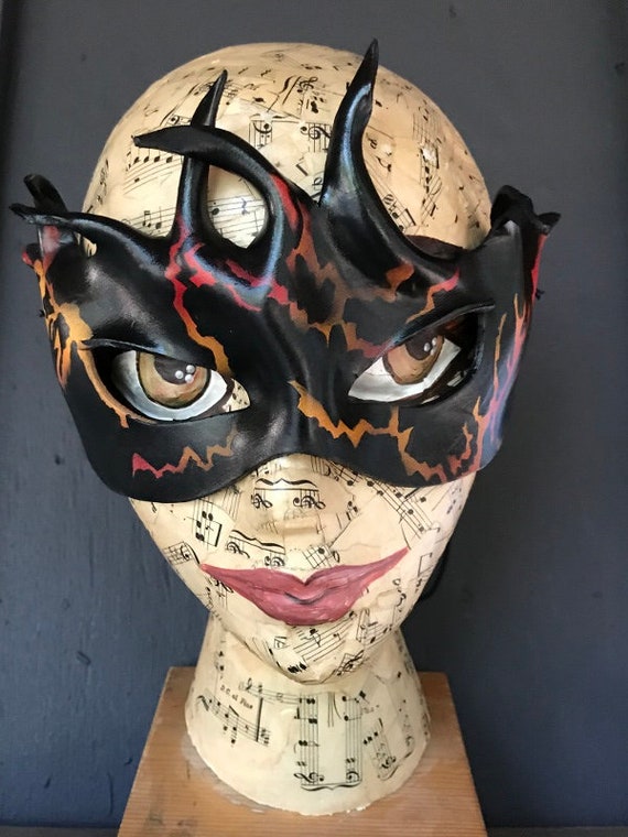 Fiery Costume Masks Day Of The Dead Mask For Halloween & Cosplay: