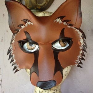 FOX mask, leather mask by faerywhere image 5