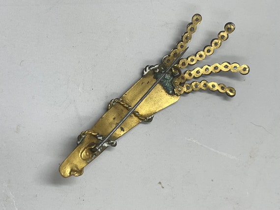 Antique Georgian Victorian Cut Steel Brooch Pin C… - image 3