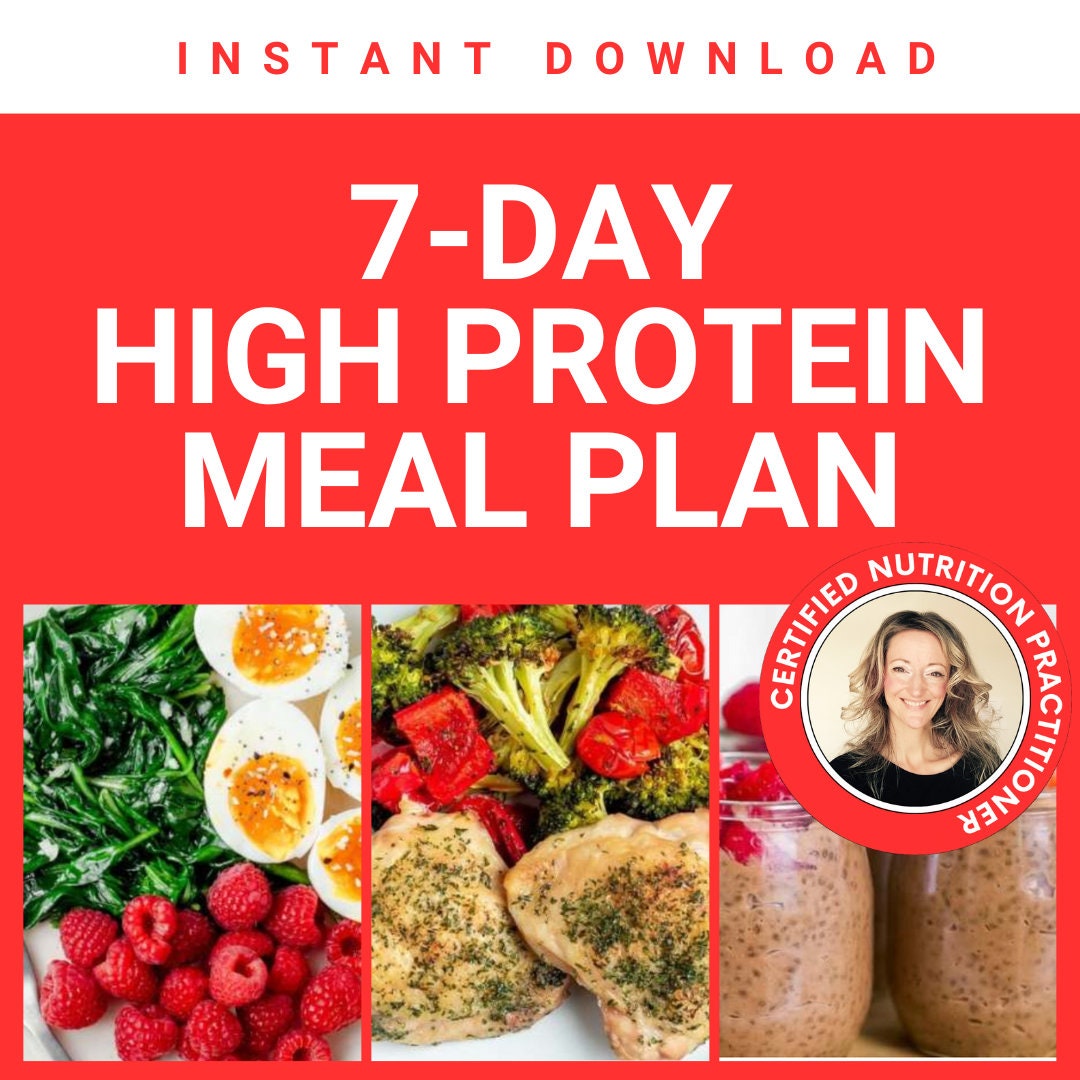 7day High Protein Meal Plan for Muscle Building, High Protein Recipes
