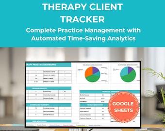 Therapieklienten-Tracker: Fallzahlen-Tabelle für die Praxisverwaltung (Google Sheets)
