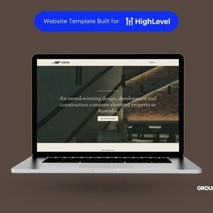 GoHighLevel Website Template | Crisp, Modern, Professional, Neutral | Consultants, Professional Services, Finance | Go High Level | 6 Pages