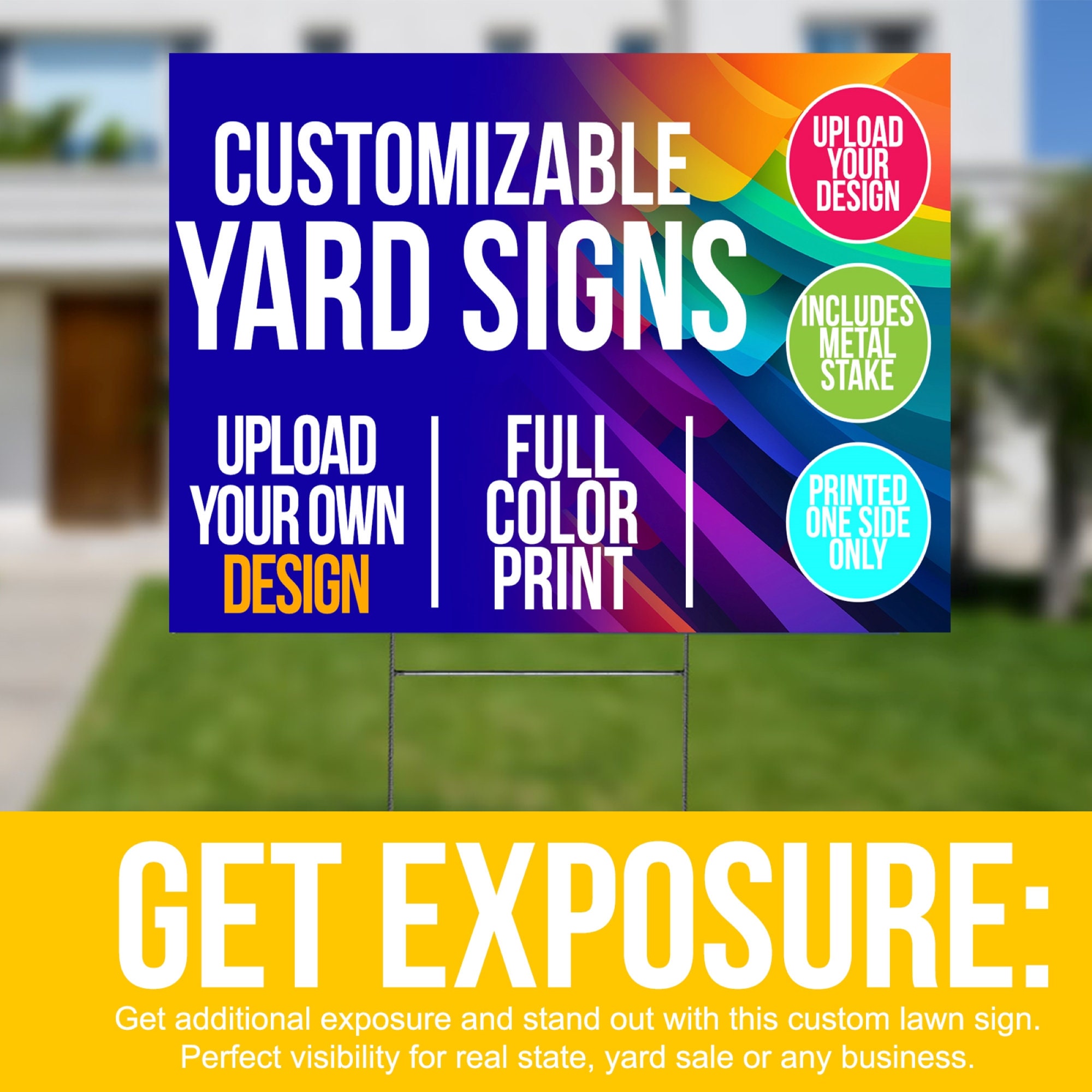 Custom Yard Signs, Cheap Yard Signs, Lawn Signs, Yard Signs for