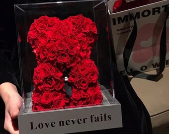 Set mit 50 Kreativen Handgefertigten Schaum Rosa Teddybären Valentinstag Geschenk Muttertag Geschenk