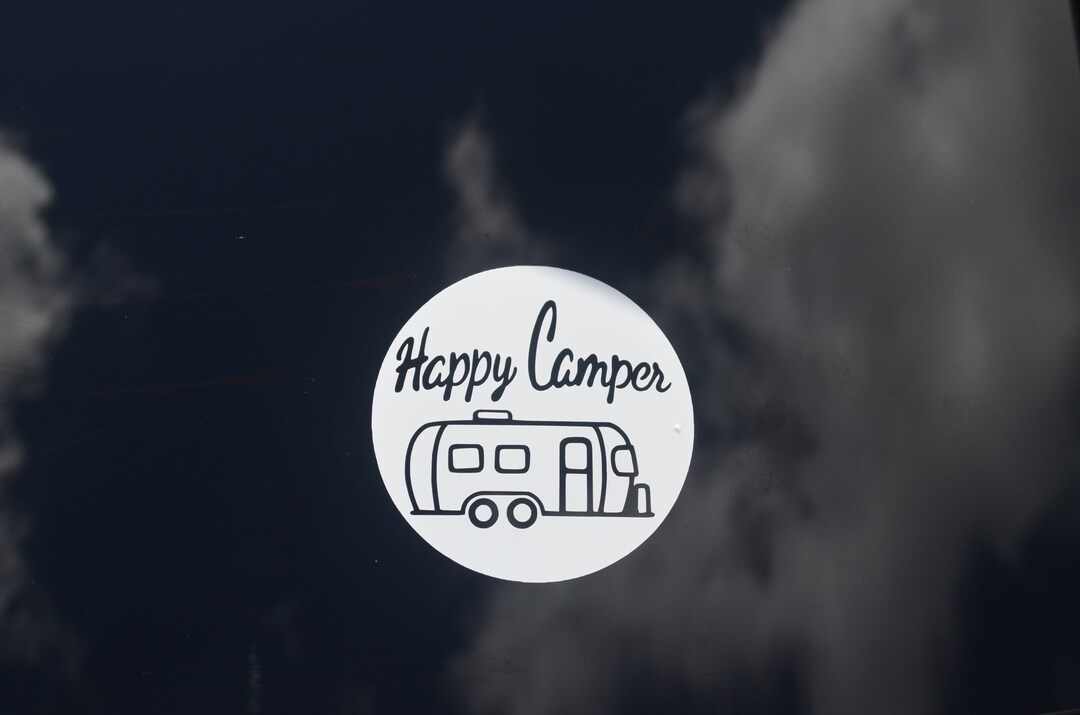 Happy Camper Vinyl Sticker Decal for Truck, Car, Van or Crafts - Etsy
