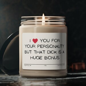 I love you for personality, gift for him, boyfriend gifts, gifts for men, gift for husband, funny gifts for him, Valentines day gifts, vday