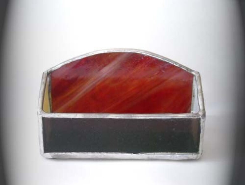 Stained Glass Business Card Holder Etsy