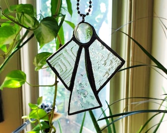 Vidrieras transparentes Suncatcher/Ángel del coche