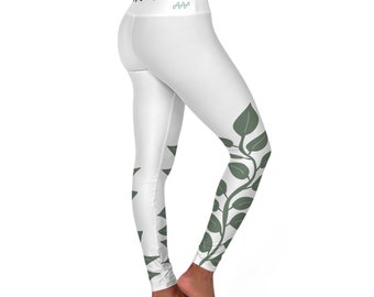 Vibe Life- High Waisted Yoga Leggings (AOP)